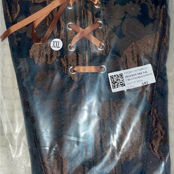 Renaissance Corset Medieval Bustier Top - Picture 6 of 7